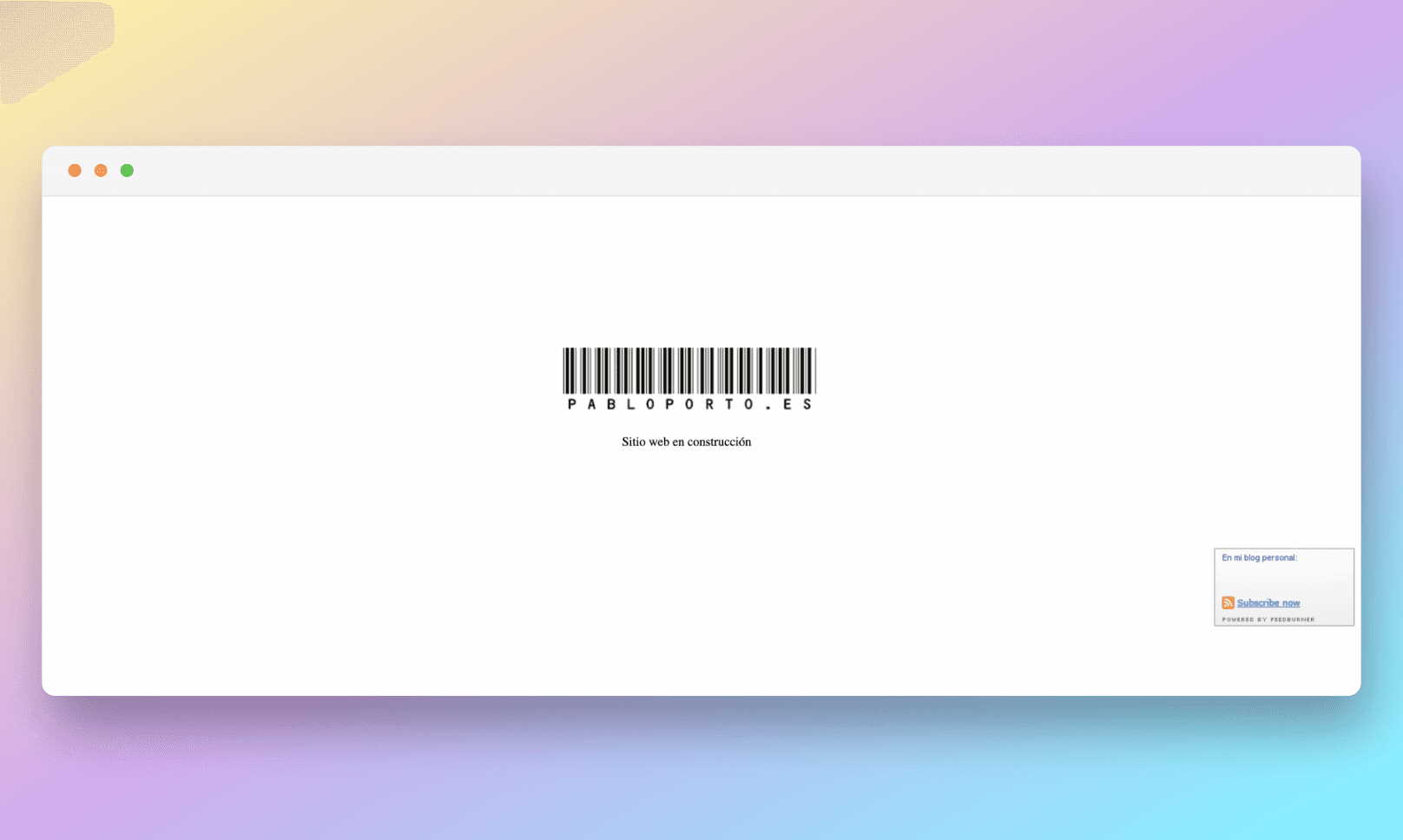 Version 1.0 of the website