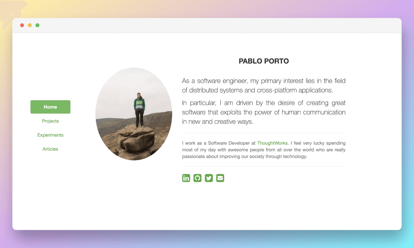 Version 2.0 of the website