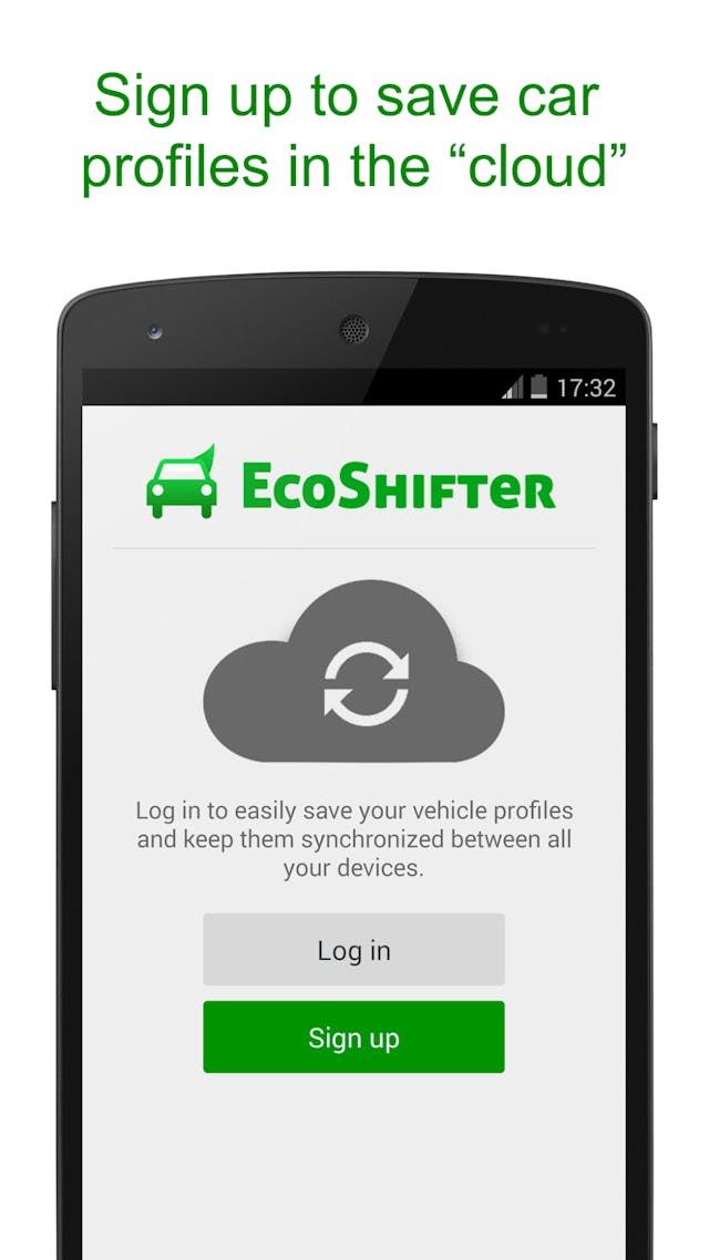 Ecoshifter screenshoot