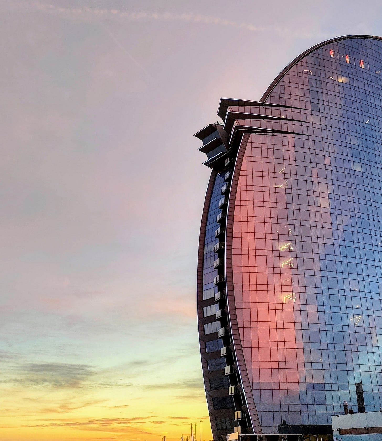 My best photo from November, W Hotel - Barcelona