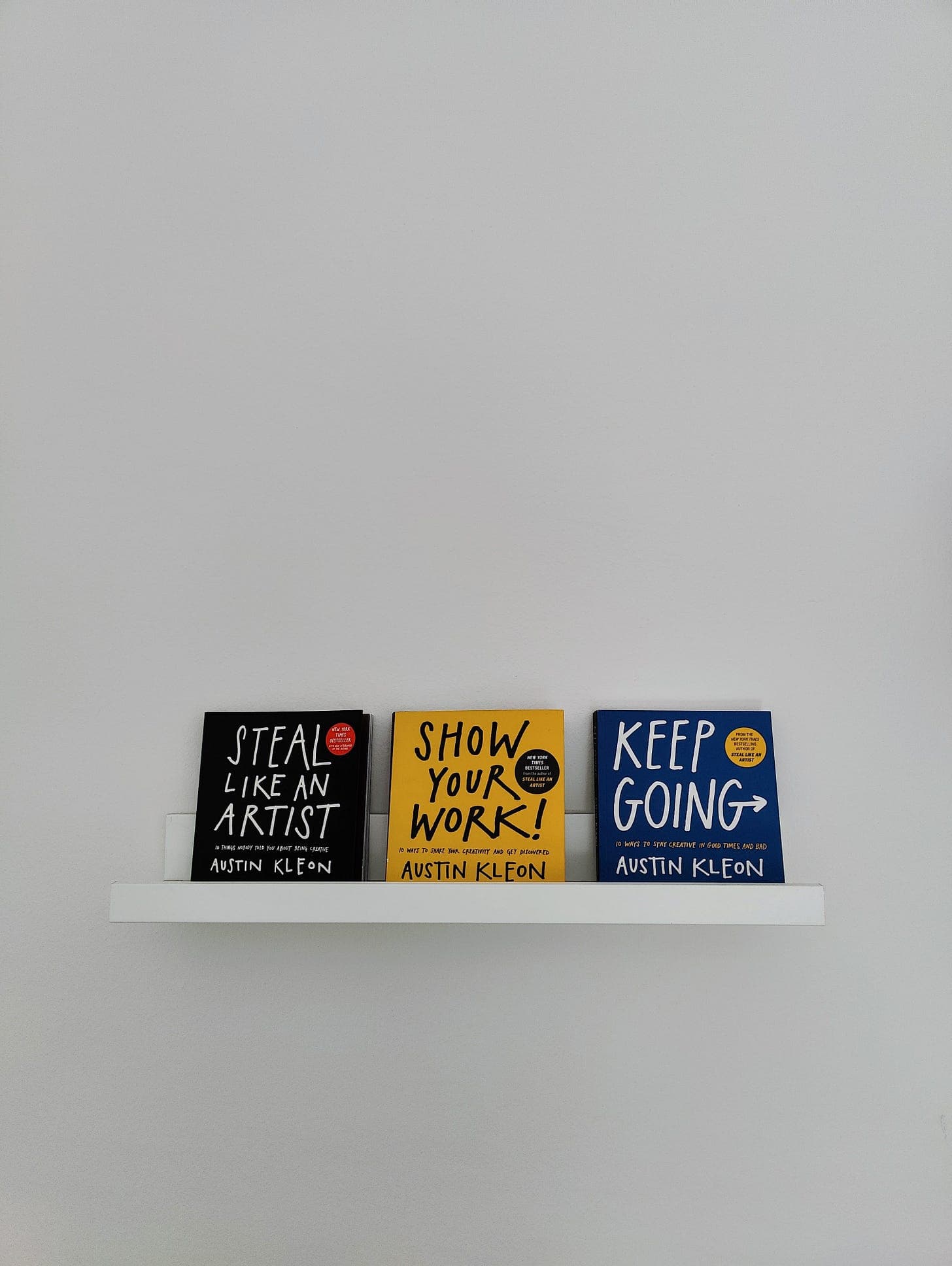 My collection of Austin's books